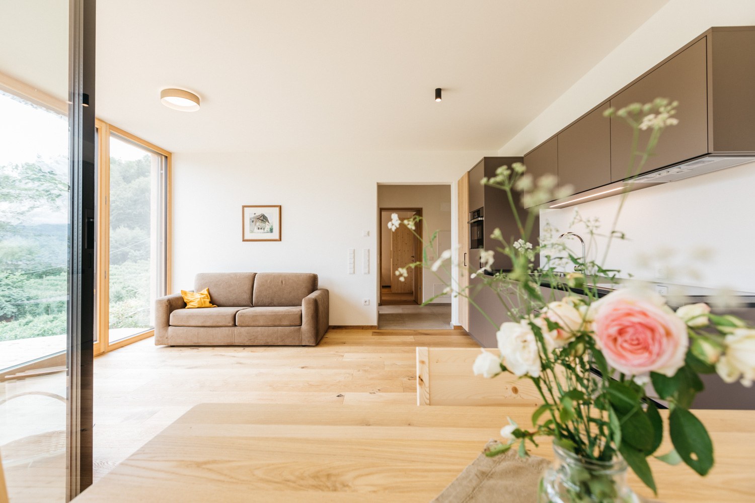 Wohnbereich der Erdgeschosswohnung